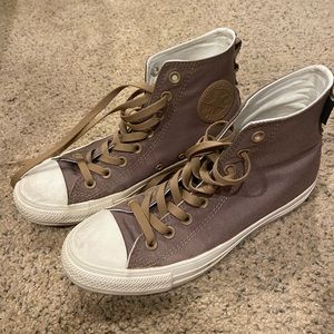 Brown High Top Converse